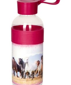 Gourde motif Cheveaux - Rouge - N/A
