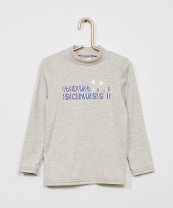 T-shirt Thermolactyl 'Damart' - gris chiné