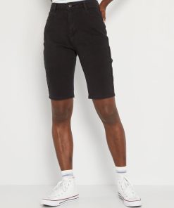Short bermuda en denim - Noir