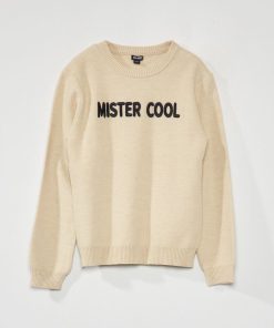 Pull en maille fantaisie - Beige