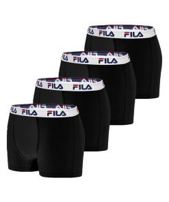 Lot de 4 Boxers coton garçon FU1000 Fila - Noir
