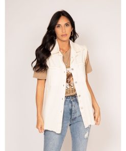 Veste sans manches ULORE - Ecru