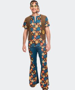 Déguisement Hippie - Multicolor