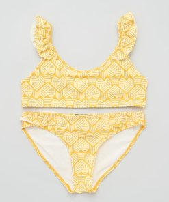 Maillot de bain 2 pièces - Jaune