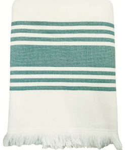 Fouta doublée éponge 90x160cm Karabuk - Vert