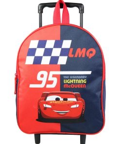 BAGTROTTER Sac à dos à roulettes 31 cm maternelle DS Cars Rouge et bleu - Multicolore