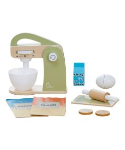 Batteur pâtisserie 10 accessoires de dinette enfant garçon fille Teamson Kids vert TK-W00007 - N/A