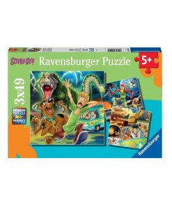 Puzzles 3x49 Pieces - Les Aventures De Scooby-doo - N/A