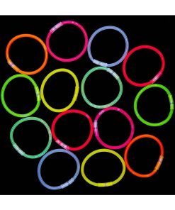 Tube 15 bracelets lumineux - multicolore