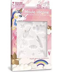 Moule En Silicone 20x13 Cm Licorne - N/A