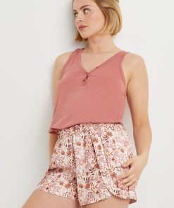 Cajou short viscose - Blanc