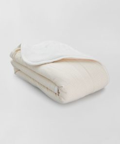 Couverture en polaire et en jersey - BLANC