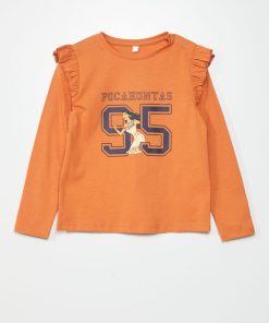 T-shirt 'DS' manches longues - Facile à enfiler - Orange