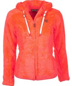 Blouson polaire femme ALANE - Orange corail