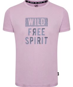 Dare 2B - T-shirt imprimé GO BEYOND - Violet clair
