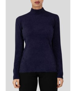 Pull col rond Kebello - Bleu marine