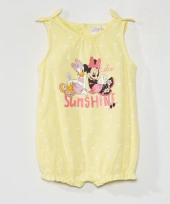 Barboteuse en jersey 'Minnie' - jaune