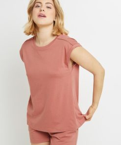 Bambi tee shirt manches courtes coton - Rose