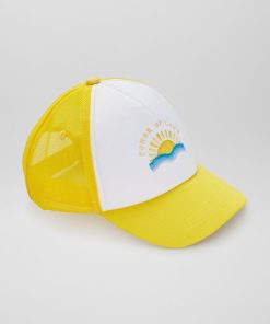 Casquette avec filet - Jaune