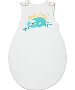 Gigoteuse naissance Bio Paresseux 65 cm - Blanc