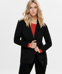 Blazer fluide uni 'JDY' - noir