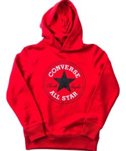Sweat à Capuche Enfant Converse - Rouge
