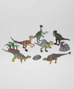 lot de 6 dinosaures - jouets - Beige 2