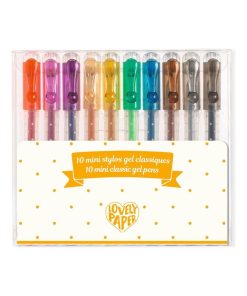 Set 10 mini stylos gel classique - N/A