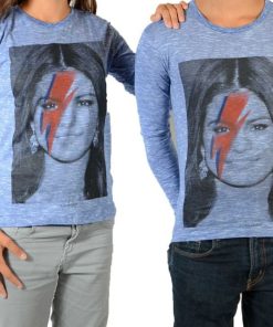 Tee Shirt Little Eleven Paris Selena LS Selena Gomez Mixte - Bleu