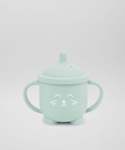 Tasse en silicone 'Badabulle' - Mixte - Vert eau