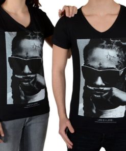 Tee Shirt Little Eleven Paris Lil SS Mixte - Noir