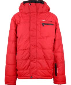 Doudoune de ski garçon ECAIROP - Rouge