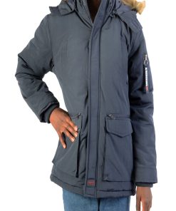 Parka Redskins Junior Imitation Fourure Angela - Bleu