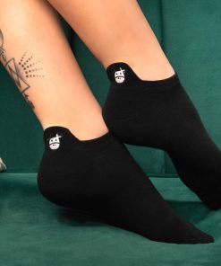 Socquettes En Coton Vache- Sockup- 35-42 - Noir