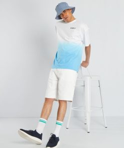 Bermuda en jean - blanc