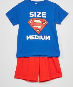 Pyjama 'Superman' - 2 pièces - bleu/rouge