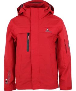 Parka garçon ECASIK - Rouge