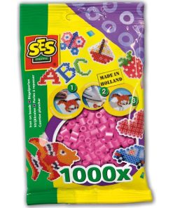 Sachet de 1000 perles Technique à repasser : Rose - N/A