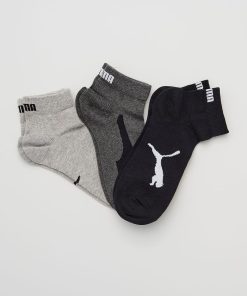 Lot de 3 paires de chaussettes 'Puma' - noir/gris
