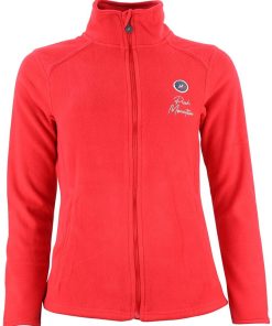 Blouson polaire femme ADARO - Rouge