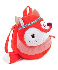 Sac à dos peluche Alice la renarde - Orange