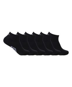 Lot de 6 Paires de Chaussettes Socquettes garçon Umbro - Noir