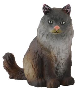 Figurine Chat : Chat Norvegien Assis - N/A
