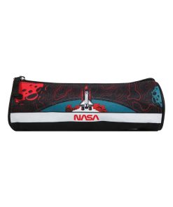 BAGTROTTER Trousse scolaire ronde Nasa Rouge - Rouge