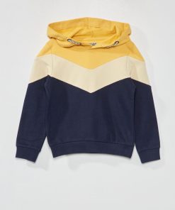 Sweat à capuche en molleton - Multicolore