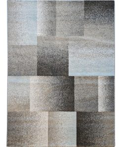 Tapis salon 200x290 DERBY Bleu OEKO TEX idéal pour la salle à manger - Bleu