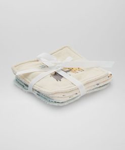 Lot de 6 lingettes lavables - Blanc