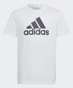 T-shirt 'adidas' à col rond - Blanc