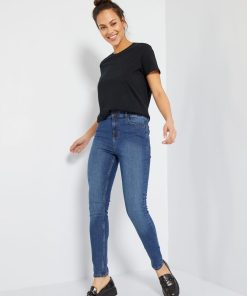 Jean skinny taille haute - L30 - Stone