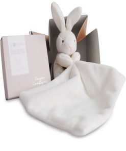Coffret doudou mouchoir lapin (10 cm) - N/A